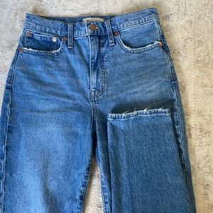 Madewell classic straight jean
